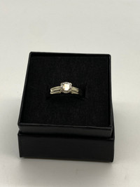 18KT White Gold Diamond Solitaire Engagement Ring $2,645