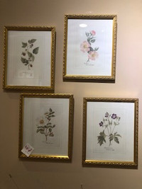4 DIFFERENT FLORAL PICTURES FOR GROUPING (ONLY TOP TWO AVAILABLE