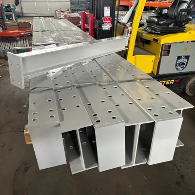 Structural Cantilever Racking in stock for SALE 16' tall columns 48" Base 48" Arm 48" Braces Heavy D...