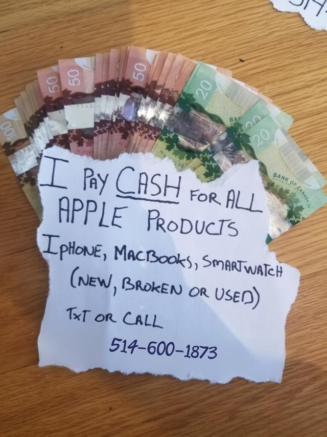 Buying ALL iPhones Cash On the Spot!