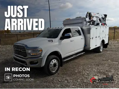 Countryside Fleet 2022 Dodge 5500 CrewCab 4x4 Laramie Service Truck + 6.7L Cummins Diesel + 4x4 W/ A...