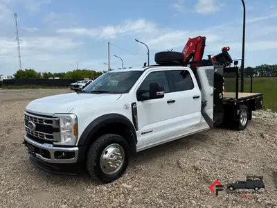 Countryside Fleet NEW - 2026 Ford F550 Crew Cab XLT 4x4 Picker / Boom Truck + 6.7L Diesel Engine + 4...