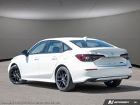Introducing the 2026 Honda Civic Hybrid in a stunning white finish, this new sedan promises sophisti... (image 3)