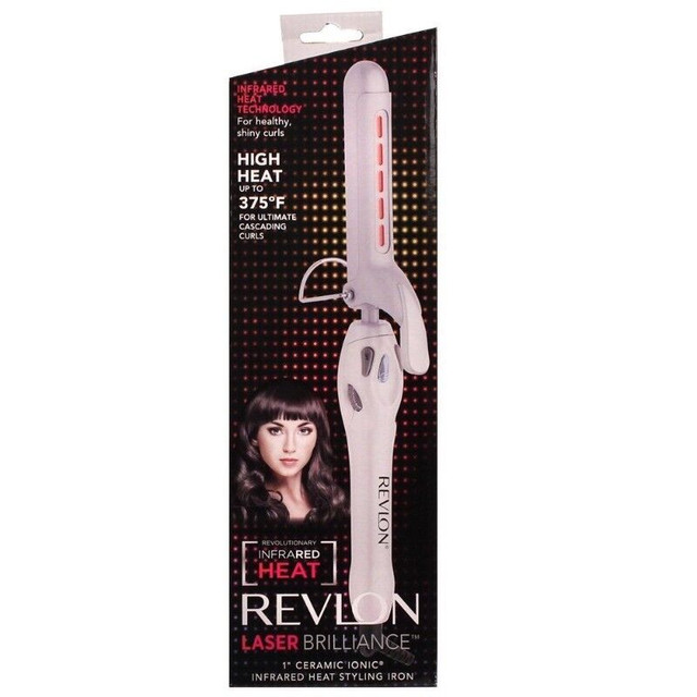 REVLON LASER BRILLIANCE CERAMIC IONIC INFRARED HEAT STYLING IRON in Health & Special Needs in City of Toronto