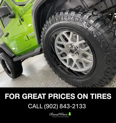 Tires available for most vehicle makes and models! We sell and install tires at great prices, for pr...
