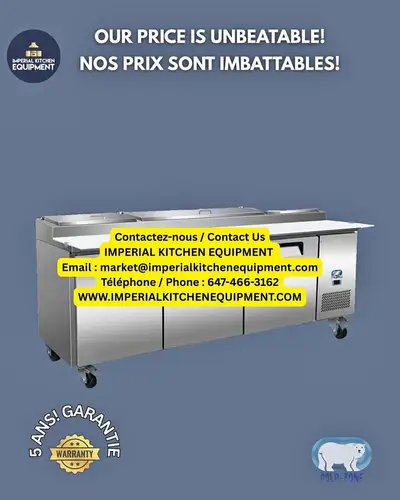 TABLE À PIZZA NEUVE / BRAND NEW PIZZA TABLE, View more