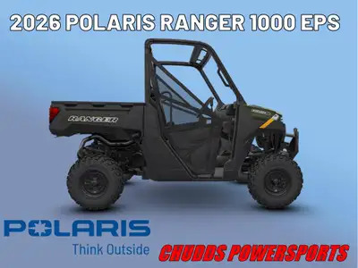 2026 Polaris RANGER 1000 EPS ALL-IN PRICE JUST ADD THE TAXES! THE POLARIS ALL OUT-SUMMER SALES EVENT...