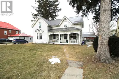Two story Duplex with a metal roof (2020) in the Heart of Simcoe. The Main Floor of 1157 Sq Ft. feat...