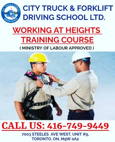 City Truck and Forklift Driving School Ltd. Phone Number: 416-749-9449 -AR Training/Road Test (RVs,...