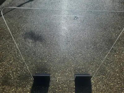 ACRYLIC COUNTER/ DESK TOP SAFETY SHIELD, View more