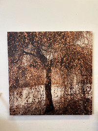 Custom made willow tree picture printed photo on canvas