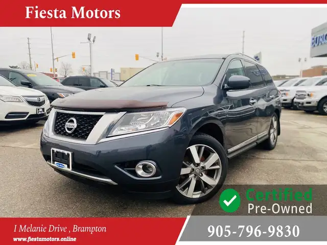 2013 Nissan Pathfinder PLATINUM ,4X4,,CAMERA,BLUETOOTH,ONTARIO V in Cars & Trucks in Mississauga / Peel Region - Image 2