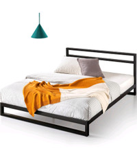 Metal Bedframe All Sizes Available With Mattress 