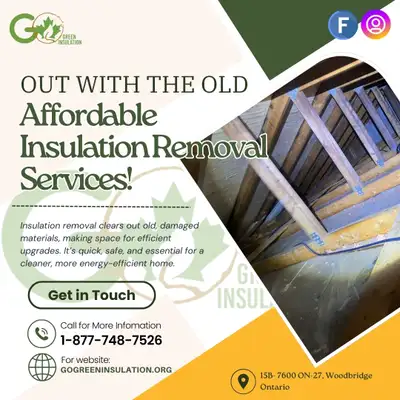 Insulation Removal for Sale !!, View more