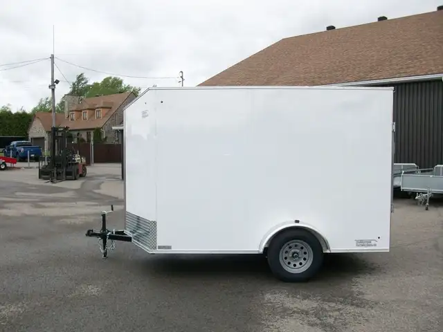 2025 Weberlane CARGO 7' X 10' V-NOSE 1 ESSIEUX 3500LB. RAMPE VTT in Cargo & Utility Trailers in Laval / North Shore - Image 6