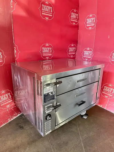 42” bakers pride gas GP61 double stone pizza oven only $5995 !Cn, View more
