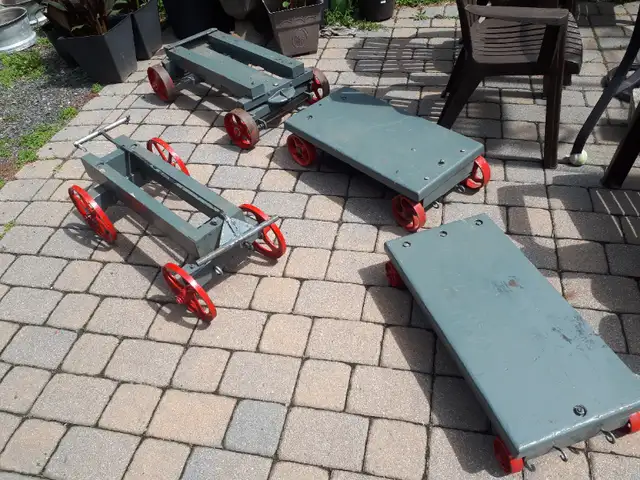 Chariots antique roue acier fait un offre in Arts & Collectibles in Drummondville - Image 2