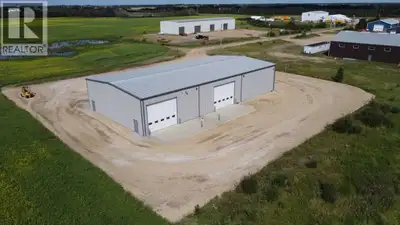 Excellent opportunity to own a substantial commercial shop less than 10 minutes from Camrose at Lega...