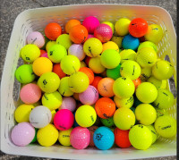 Amazing Colour used golf balls: $10/dozen