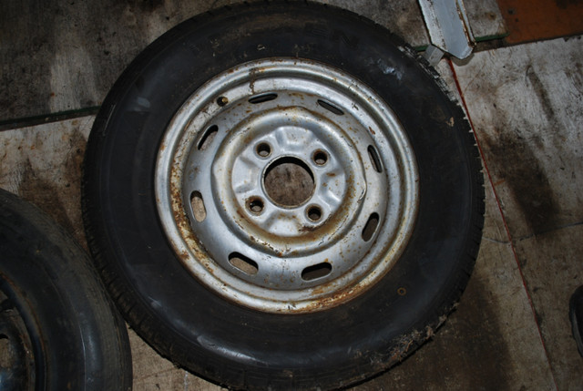 used stock rims 1968-79VW  beetle, Ghia 4X130 BOLT PATTERN in Tires & Rims in Hamilton - Image 2