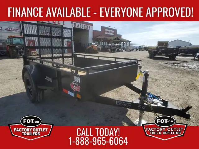 2026 Canada Trailers 5x8ft Steel Side Utility in Cargo & Utility Trailers in Edmonton - Image 2