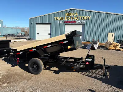Miska 2.5 Ton Scissor Lift Single Axle Dump Trailer - starting at just $5,795.00 Finance from $140.0...