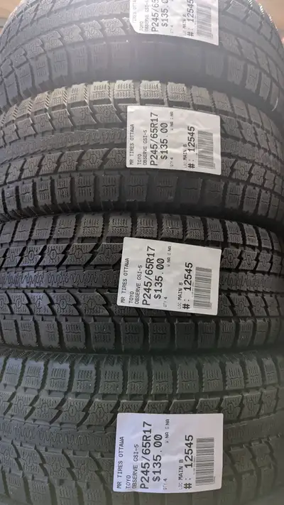 SET OF 4X P245/65R17 245/65/17 TOYO OBSERVE GSI-5 TAG # 12545 ** Please read details below ** MR. TI...