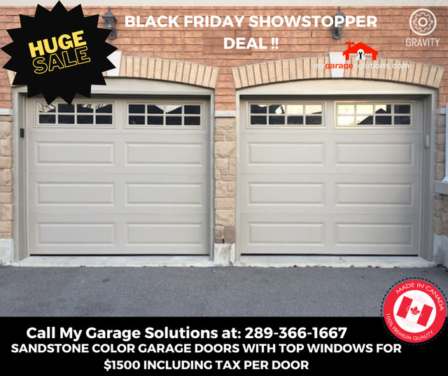 Garage Doors Starting $1099 everything installed Call:2893661667 in Garage Doors & Openers in Oakville / Halton Region - Image 2