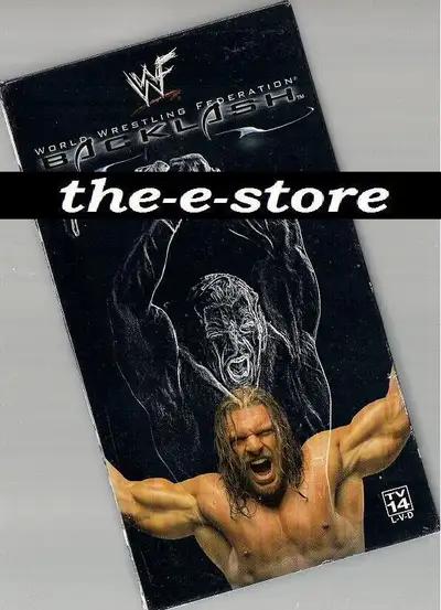 Wrestling VHS/DVD 2001 - BACKLASH. WWE/WWF/WCW/NWA/TNA., View more