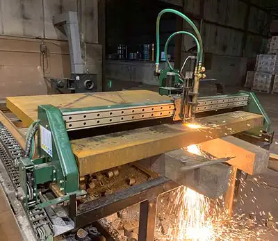 CNC OxyFuel Cutting Table Capable upto 6" Mild Steel., View more