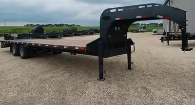 2026 Precision Gooseneck Trailer 30' deck / 25' + 5' beavertail Monster ramps w/ camlocks 2 - 10,000...