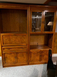 Mint condition 2 Piece wall unit