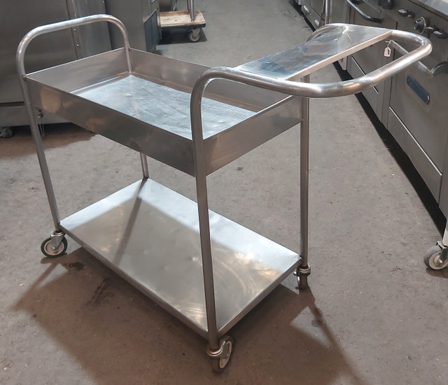 HUSSCO EDMONTON USED Restaurant Stainless Carts Commercial in Industrial Kitchen Supplies in Edmonton - Image 3