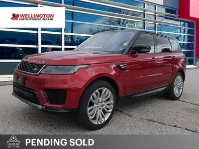 Firenze Red Metallic 2020 Land Rover Range Rover Sport comes with the 3.0L V6, Premium Leather Seats...