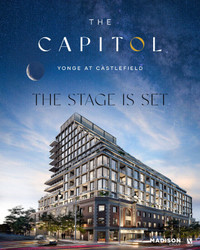 The Capitol Residences - Yonge & Eglinton Ave  *FREE ASSIGNMENT*