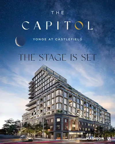 *STARTING FROM * HIGH $ 1.3 MILLION * # Toronto's legendary Capitol Theatre returns as an epic new r...