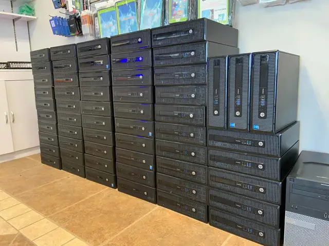 Lots of LENOVO/ DELL/ HP TINY/ SFF  PC in Desktop Computers in Saskatoon - Image 7