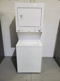 Frigidaire washer dryer stacker 27″ MEX731CFS Used Refurbished