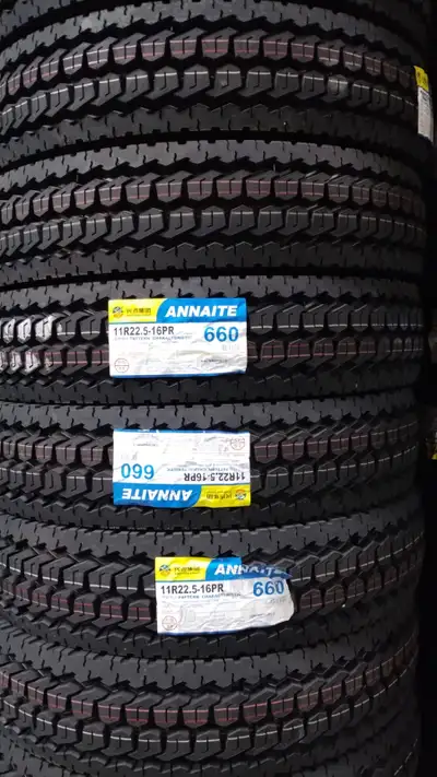 LOW PRICE WE HAVE STOCK! New Commercial Truck / Drive / Steer / Trailer Tires available wholesale. A...