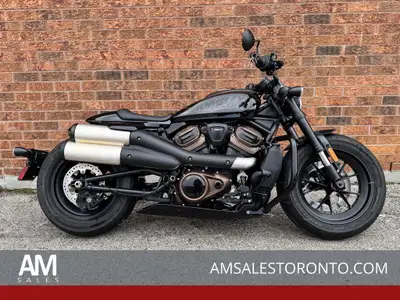 LIKE NEW 2022 HD Sportster S with only 2,000 KM! 1250cc liquid-cooled Rev Max motor, 121 HP & 94 ft-...