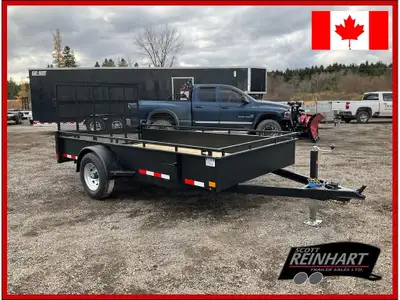 2026 Canada Trailers 6x12 HD Utility Trailer 5200LB GVWR, 5200LB Axle with Easy Lube Spindles, Doubl...
