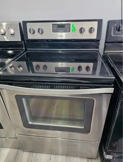 Whirlpool 30" Stainless Steel Electric Ceramic Top Stove Oven, View more
