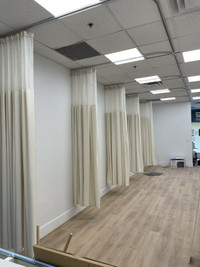 Room dividers,, privacy, cubicle, medical curtains and tracks