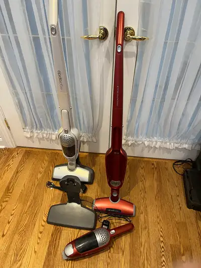 Two Electrolux Pronto 2-in-1 vacuum's. $40for the pair,, View more
