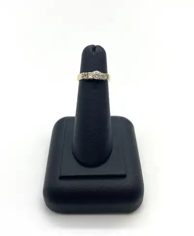 14KT White & Yellow Gold Diamond Engagement Ring w Appraisal, View more