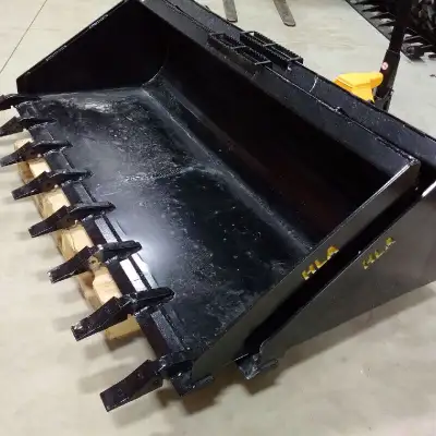 Brand new HLA skidsteer buckets. Made in Canada, in stock now. Smooth edge, or digging teeth. Other...