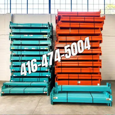 USED Redi rack Racking Beams 8' 9' 10' and 12', View more