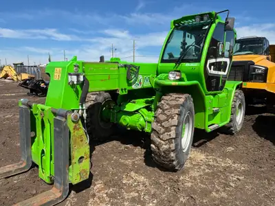 Low Hour Merlo P120.10HM Telehandler - 760 Hours - 96" Forks - 25,000LB Capacity - 32 Ft Lift - 17.4...