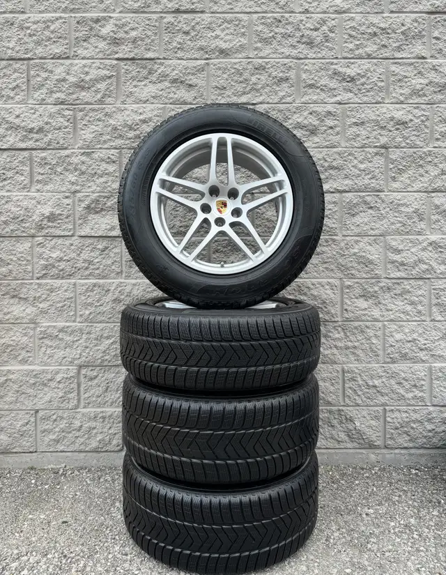 (85%) 4x Porsche Macan 18" OEM Winter Wheels Package in Tires & Rims in City of Toronto - Image 2