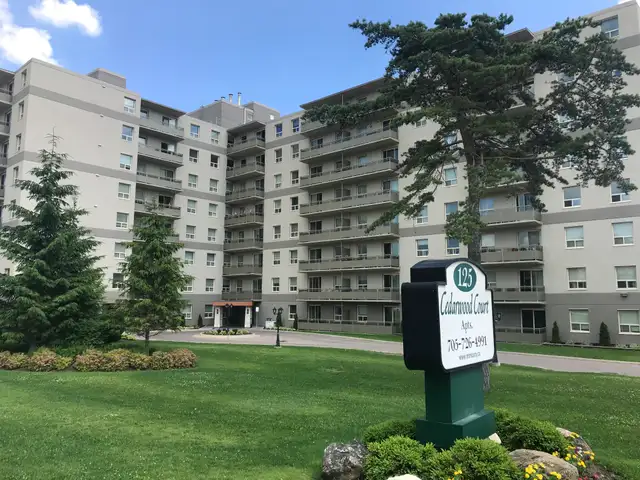 CEDARWOOD COURT: Mature Tenant Building (55+) 1 & 2 Bdrm Suites
